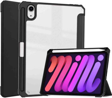 Imoshion Trifold Hardcase Bookcase voor de Apple iPad Mini 7 (2024) / iPad Mini 6 (2021) - Zwart - 8.3