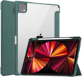 Imoshion Trifold Hardcase Bookcase voor de Apple iPad Pro 11 (2022 / 2021 / 2020 / 2018) - Groen