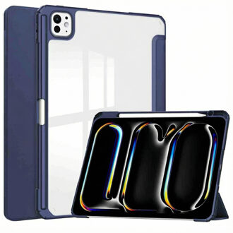 Imoshion Trifold Hardcase Bookcase voor de Apple iPad Pro 11 (2025) M5 / (2024) M4 - Donkerblauw