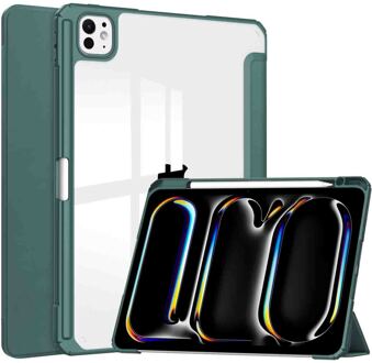 Imoshion Trifold Hardcase Bookcase voor de Apple iPad Pro 11 (2025) M5 / (2024) M4 - Groen