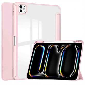Imoshion Trifold Hardcase Bookcase voor de Apple iPad Pro 11 (2025) M5 / (2024) M4 - Roze
