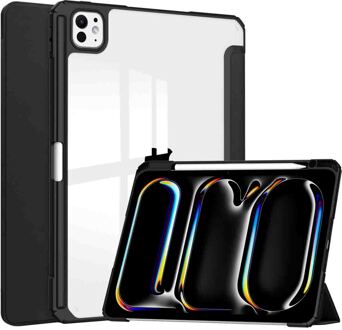 Imoshion Trifold Hardcase Bookcase voor de Apple iPad Pro 11 (2025) M5 / (2024) M4 - Zwart