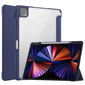 Imoshion Trifold Hardcase Bookcase voor de Apple iPad Pro 12.9 (2018/2020/2021/2022) - Donkerblauw