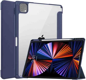 Imoshion Trifold Hardcase Bookcase voor de Apple iPad Pro 12.9 (2018/2020/2021/2022) - Donkerblauw