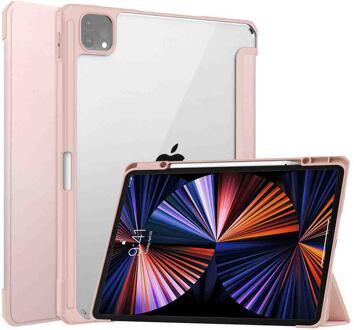 Imoshion Trifold Hardcase Bookcase voor de Apple iPad Pro 12.9 (2018/2020/2021/2022) - Roze