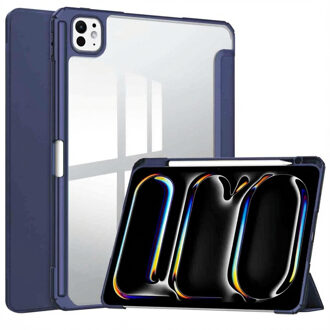 Imoshion Trifold Hardcase Bookcase voor de Apple iPad Pro 13 (2025) M5 / (2024) M4 - Donkerblauw