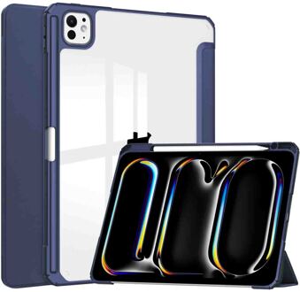 Imoshion Trifold Hardcase Bookcase voor de Apple iPad Pro 13 (2025) M5 / (2024) M4 - Donkerblauw