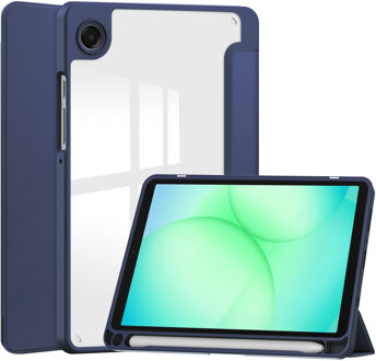 Imoshion Trifold Hardcase Bookcase voor de Samsung Galaxy Tab A11 Plus - Donkerblauw - 11