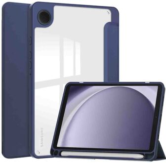 Imoshion Trifold Hardcase Bookcase voor de Samsung Galaxy Tab A9 8.7 inch - Donkerblauw