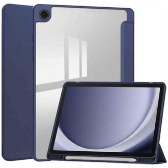 Imoshion Trifold Hardcase Bookcase voor de Samsung Galaxy Tab A9 Plus - Donkerblauw - 11