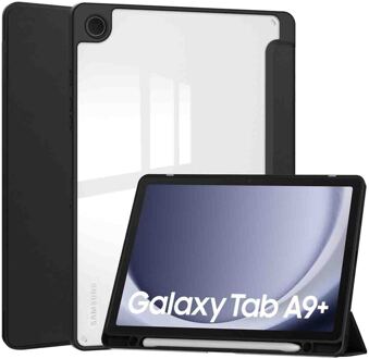 Imoshion Trifold Hardcase Bookcase voor de Samsung Galaxy Tab A9 Plus - Zwart - 11