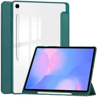 Imoshion Trifold Hardcase Bookcase voor de Samsung Galaxy Tab S10 FE Plus - Groen - 13.1