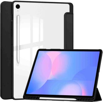 Imoshion Trifold Hardcase Bookcase voor de Samsung Galaxy Tab S10 FE Plus - Zwart - 13.1
