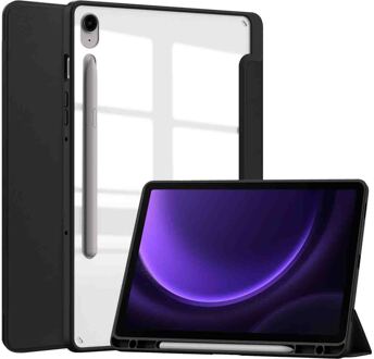 Imoshion Trifold Hardcase Bookcase voor de Samsung Galaxy Tab S10 Lite / S9 11.0 inch / Tab S10 FE / S9 FE 10.9 inch - Zwart