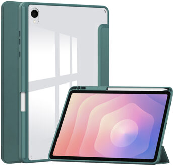 Imoshion Trifold Hardcase Bookcase voor de Samsung Galaxy Tab S11 - Groen - 11