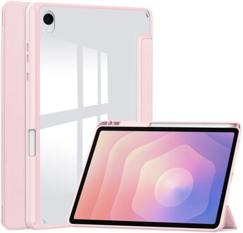 Imoshion Trifold Hardcase Bookcase voor de Samsung Galaxy Tab S11 - Roze - 11