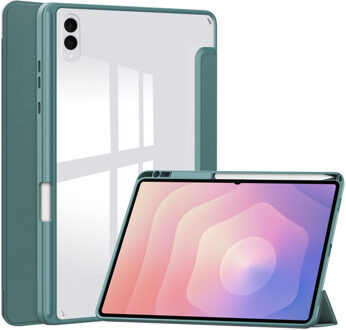 Imoshion Trifold Hardcase Bookcase voor de Samsung Galaxy Tab S11 Ultra - Groen - 14.6