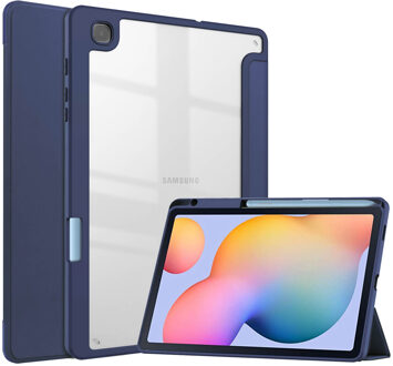 Imoshion Trifold Hardcase Bookcase voor de Samsung Galaxy Tab S6 Lite (2020/2022/2024) - Donkerblauw - 10.4
