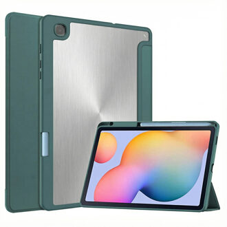 Imoshion Trifold Hardcase Bookcase voor de Samsung Galaxy Tab S6 Lite (2020/2022/2024) - Groen - 10.4