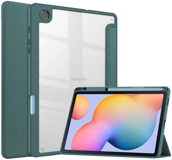 Imoshion Trifold Hardcase Bookcase voor de Samsung Galaxy Tab S6 Lite (2020/2022/2024) - Groen - 10.4