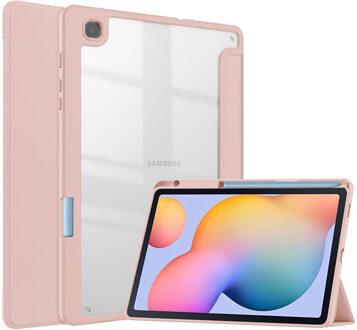 Imoshion Trifold Hardcase Bookcase voor de Samsung Galaxy Tab S6 Lite (2020/2022/2024) - Roze - 10.4