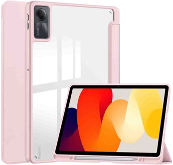 Imoshion Trifold Hardcase Bookcase voor de Xiaomi Redmi Pad SE - Roze - 11