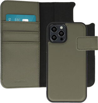 Imoshion Uitneembare 2-in-1 Luxe Bookcase voor de Apple iPhone 12 (Pro) - Groen