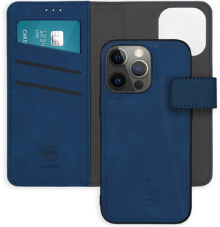Imoshion Uitneembare 2-in-1 Luxe Bookcase voor de Apple iPhone 13 Pro - Blauw