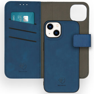 Imoshion Uitneembare 2-in-1 Luxe Bookcase voor de Apple iPhone 14 - Blauw