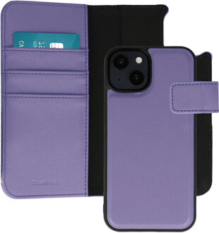 Imoshion Uitneembare 2-in-1 Luxe Bookcase voor de Apple iPhone 14 - Paars