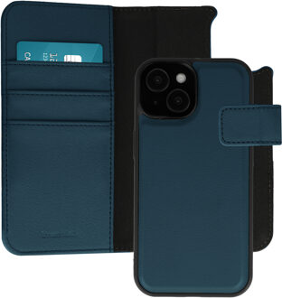 Imoshion Uitneembare 2-in-1 Luxe Bookcase voor de Apple iPhone 15 - Blauw