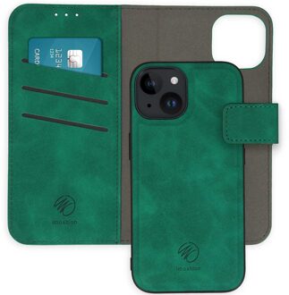 Imoshion Uitneembare 2-in-1 Luxe Bookcase voor de Apple iPhone 15 - Donkergroen