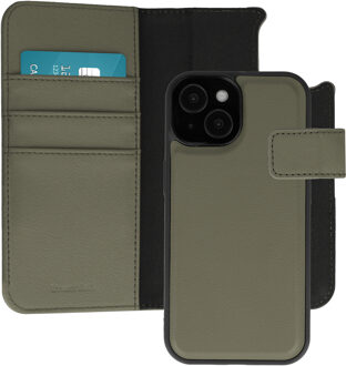 Imoshion Uitneembare 2-in-1 Luxe Bookcase voor de Apple iPhone 15 - Groen