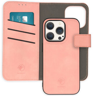 Imoshion Uitneembare 2-in-1 Luxe Bookcase voor de Apple iPhone 15 Pro - Roze