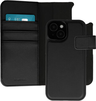 Imoshion Uitneembare 2-in-1 Luxe Bookcase voor de Apple iPhone 15 - Zwart