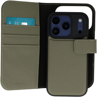 Imoshion Uitneembare 2-in-1 Luxe Bookcase voor de Apple iPhone 17 Pro - Groen