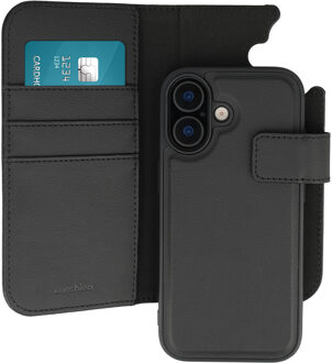 Imoshion Uitneembare 2-in-1 Luxe Bookcase voor de Apple iPhone 17 - Zwart