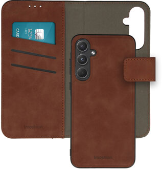 Imoshion Uitneembare 2-in-1 Luxe Bookcase voor de Samsung Galaxy A55 - Bruin