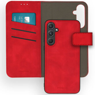 Imoshion Uitneembare 2-in-1 Luxe Bookcase voor de Samsung Galaxy A55 - Rood