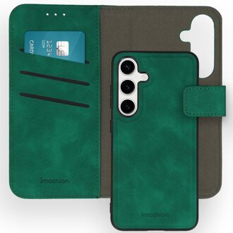 Imoshion Uitneembare 2-in-1 Luxe Bookcase voor de Samsung Galaxy S24 - Donkergroen