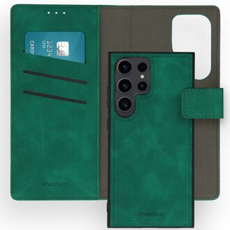 Imoshion Uitneembare 2-in-1 Luxe Bookcase voor de Samsung Galaxy S24 Ultra - Donkergroen