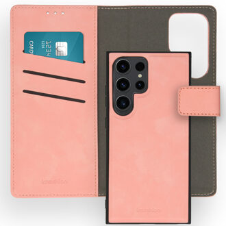Imoshion Uitneembare 2-in-1 Luxe Bookcase voor de Samsung Galaxy S24 Ultra - Roze