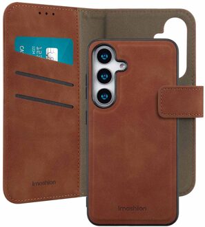 Imoshion Uitneembare 2-in-1 Luxe Bookcase voor de Samsung Galaxy S25 - Bruin