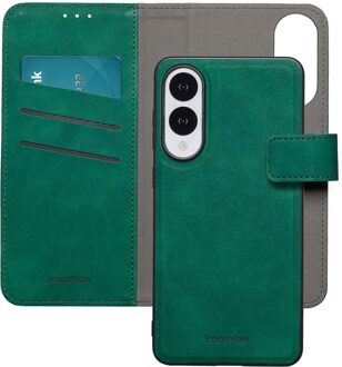 Imoshion Uitneembare 2-in-1 Luxe Bookcase voor de Samsung Galaxy S25 Edge - Donkergroen