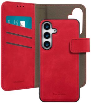 Imoshion Uitneembare 2-in-1 Luxe Bookcase voor de Samsung Galaxy S25 - Rood