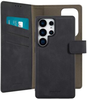 Imoshion Uitneembare 2-in-1 Luxe Bookcase voor de Samsung Galaxy S25 Ultra - Zwart