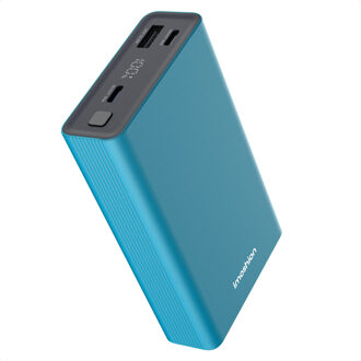Imoshion Ultra Series Aluminium Powerbank 20.000 mAh - Quick Charge en Power Delivery - Petrol Green Groen - One size