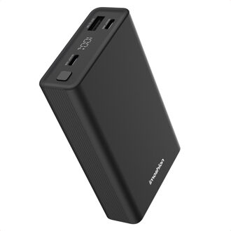 Imoshion Ultra Series Aluminium Powerbank 20.000 mAh - Snelladen tot 33 watt - Black Zwart - One size