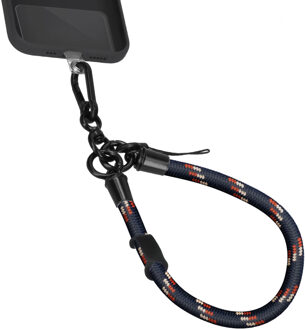 Imoshion Universeel polsbandje one size - 10 mm dik - Donkerblauw / Rood Meerkleurig