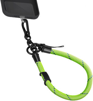 Imoshion Universeel polsbandje one size - 10 mm dik - Neongroen / Blauw Meerkleurig